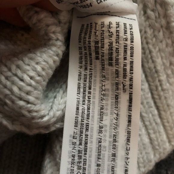 Abercrombie & Fitch Embellished Cable Sweater - Picture 8 of 8